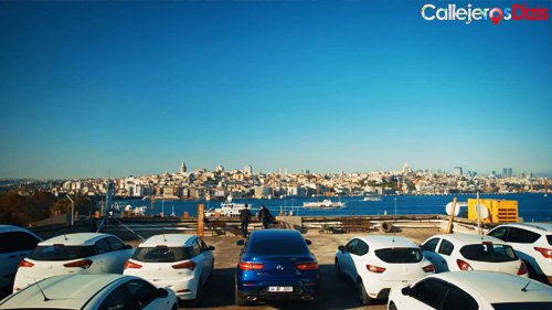 El aparcamiento de Eylül y Burak