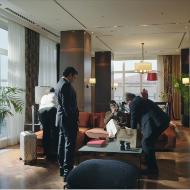 Suite de hotel de Yusuf