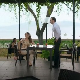 Hablando en la cafetería