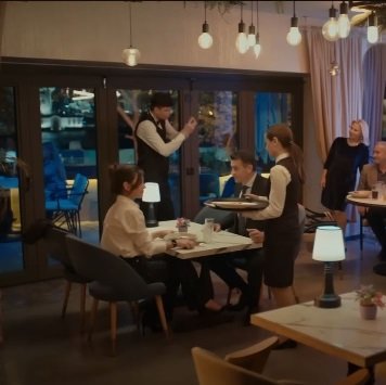 La cena de negocios de Gamze