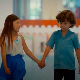 Primer día de colegio de Kiraz y Can