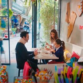 Merienda en la crepería