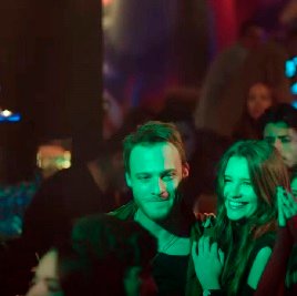 Disfrutando de la noche