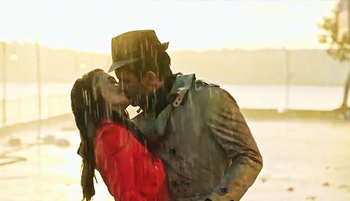 El beso de película