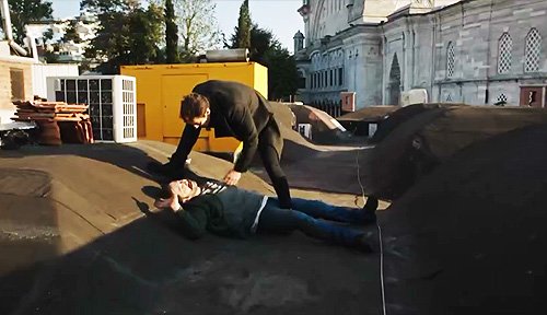 Persecución por los tejados